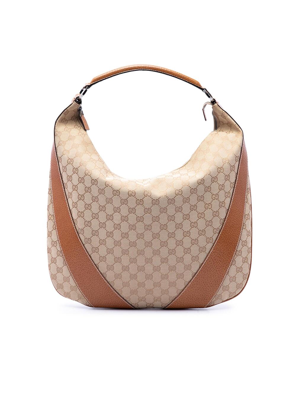Gucci Bree Hobo Gg Canvas With Leather #365927G87B